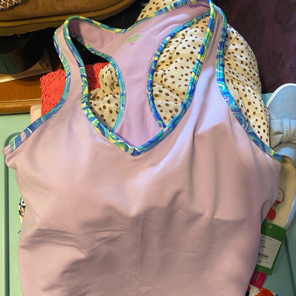 Lilly Pulitzer racer back workout tank